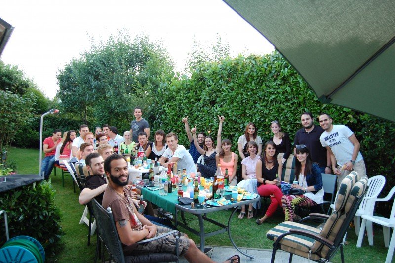 Gruppenfoto Abschiedsparty